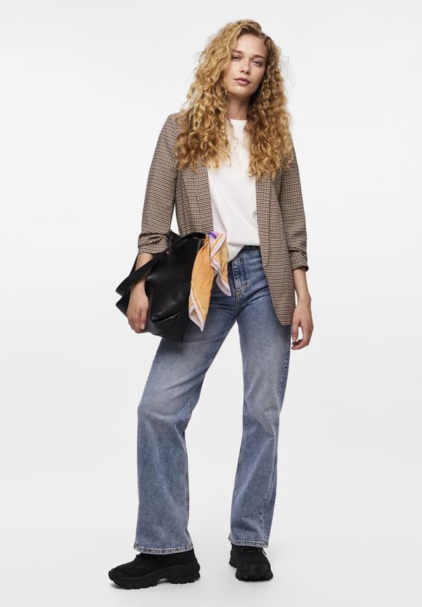 PCBOSELLA PRINTED  - Blazer - silver mink aop:houndstooth4