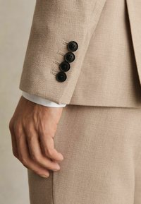 Reiss REGULAR FIT - VENUS DOUBLE BREASTED  - Ülikonnapintsakud - oatmeal brown