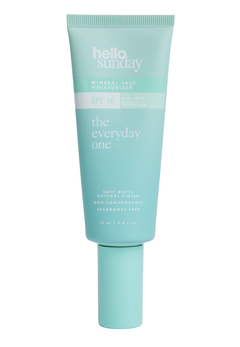 Hello Sunday HELLO SUNDAY THE EVERYDAY ONE NON-COMEDOGENIC MINERAL FACE MOISTURISER SPF 50 WITH CENTELLA ASIATICA - Sonnenschutz