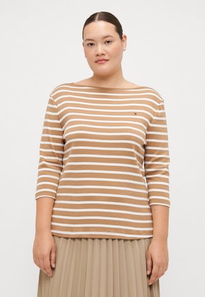 SLIM CODY BOAT 3/4 - Longsleeve - hickory/ecru