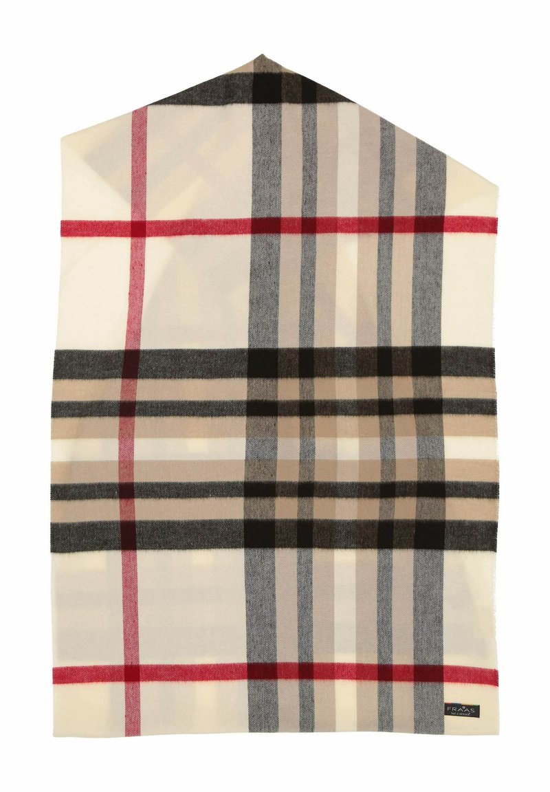 FRAAS PLAID KARO CASHMINK LOOP Snood off white/white Zalando