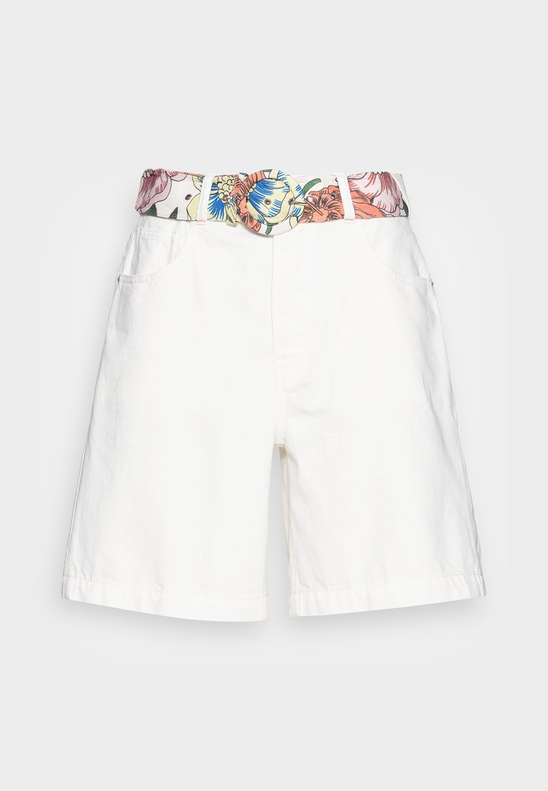 Damen Kleider | Scotch & Soda THE CRUISE HIGH RISE MID THIGH Jeans Shorts white beach/weiß - UH73249 Damen Kleider | Scotch & Soda THE CRUISE HIGH RISE MID THIGH Jeans Shorts white beach/weiß - UH73249
