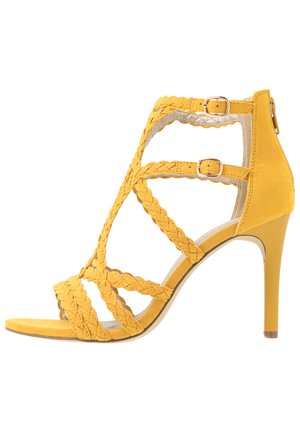 Bullboxer, High heeled sandals - old yellow