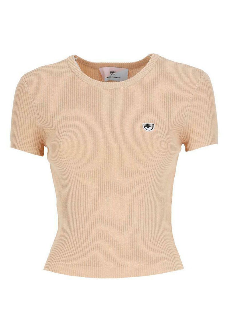 CHIARA FERRAGNI T-shirt basique nude