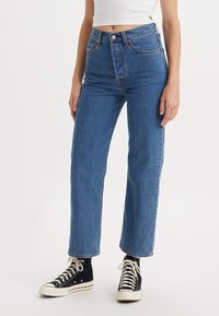 Levi's® - RIBCAGE STRAIGHT ANKLE - Džíny Straight Fit - cool as a pickle Miniatura obrázku 1