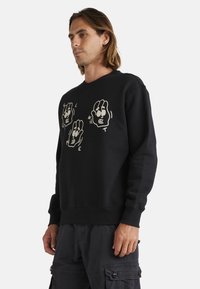 Element LEON X  SAY HI  - Felpa - black