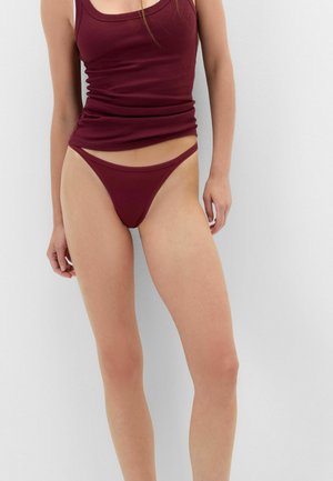 Intimissimi, ULTRALIGHT WITH SIDE STRAPS - Tanga - burgundy