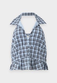Top - blue/black