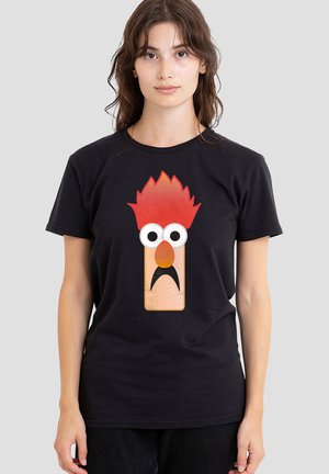 Disney, THE MUPPETS BEAKER FACE - Print T-shirt - black
