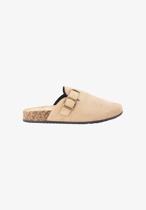KESLEM, ZUECO KESLEM, HOMBRE - Sandalias planas - arena