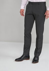 Next - SLIM FIT STRETCH - Bikses - dark grey Miniatūras attēls 1