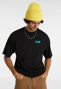 Vans HAND LOOSE - Triko s potiskem - black
