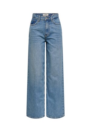 JDY Tall, WIDE-FIT JEANS JDYCARINA HIGH WAIST WIDE LEG FIT JEANS - Široké nohavice - light blue denim