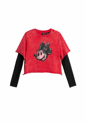 DOUBLE-SLEEVE MINNIE MOUSE™ - Hosszú ujjú felső - red