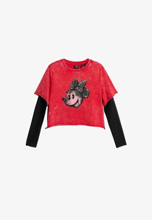 DOUBLE-SLEEVE MINNIE MOUSE™ - Bluză cu mânecă lungă - red