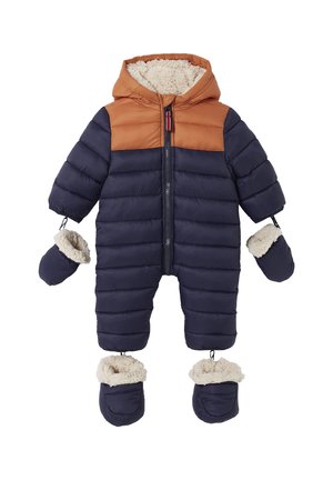 Vertbaudet, VERTBAUDET BABY WINTER-OVERALL, COLORBLOCK - Snowsuit - nachtblau