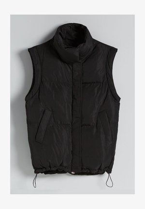 WESTE GESTEPPT - Waistcoat - black