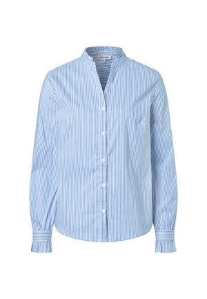 Button-down blouse - blouse stripe lightblue white