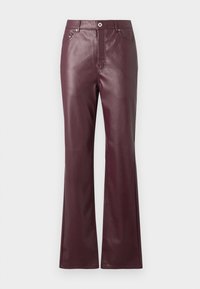 ONLSADIE PANTS - Pantaloni di pelle - mauve wine
