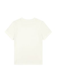 White short-sleeve T-shirt made of lightweight cotton with a crew neck and a plain back, offering a smooth texture. No visible patterns or accents.