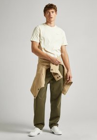 Pepe Jeans JACKO - Paprasti marškinėliai - ivory white