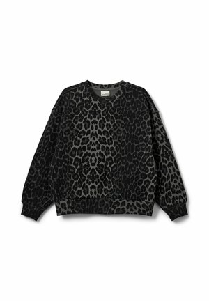 Sweatshirt -  grey leopard