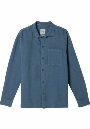 FatFace, TALL FIT - LONG SLEEVE RELAXED FIT GARMENT DYE SALCOMBE SHIRT . - Hemd - french navy
