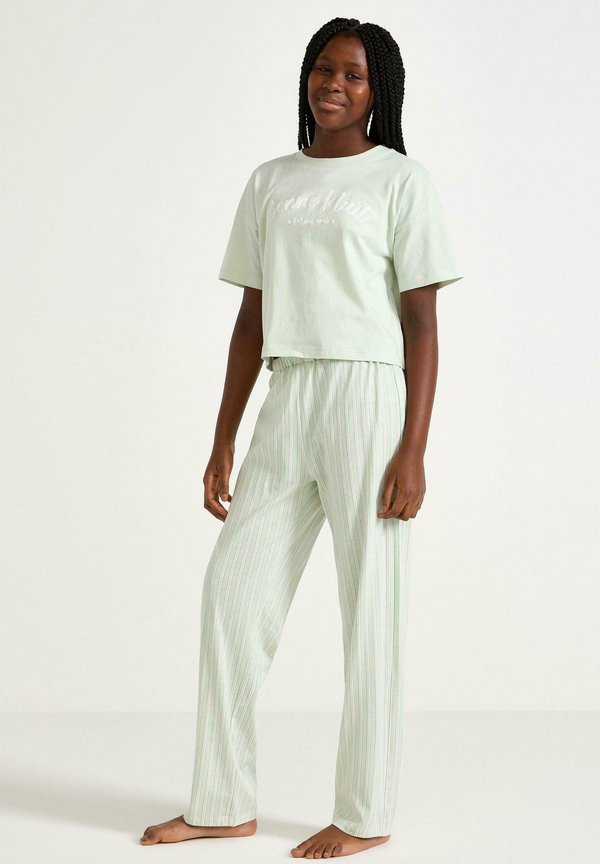 SET - Nachtwäsche Set - light aqua