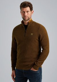 PME Legend PULLOVER - Strickpullover - buckthorne brown