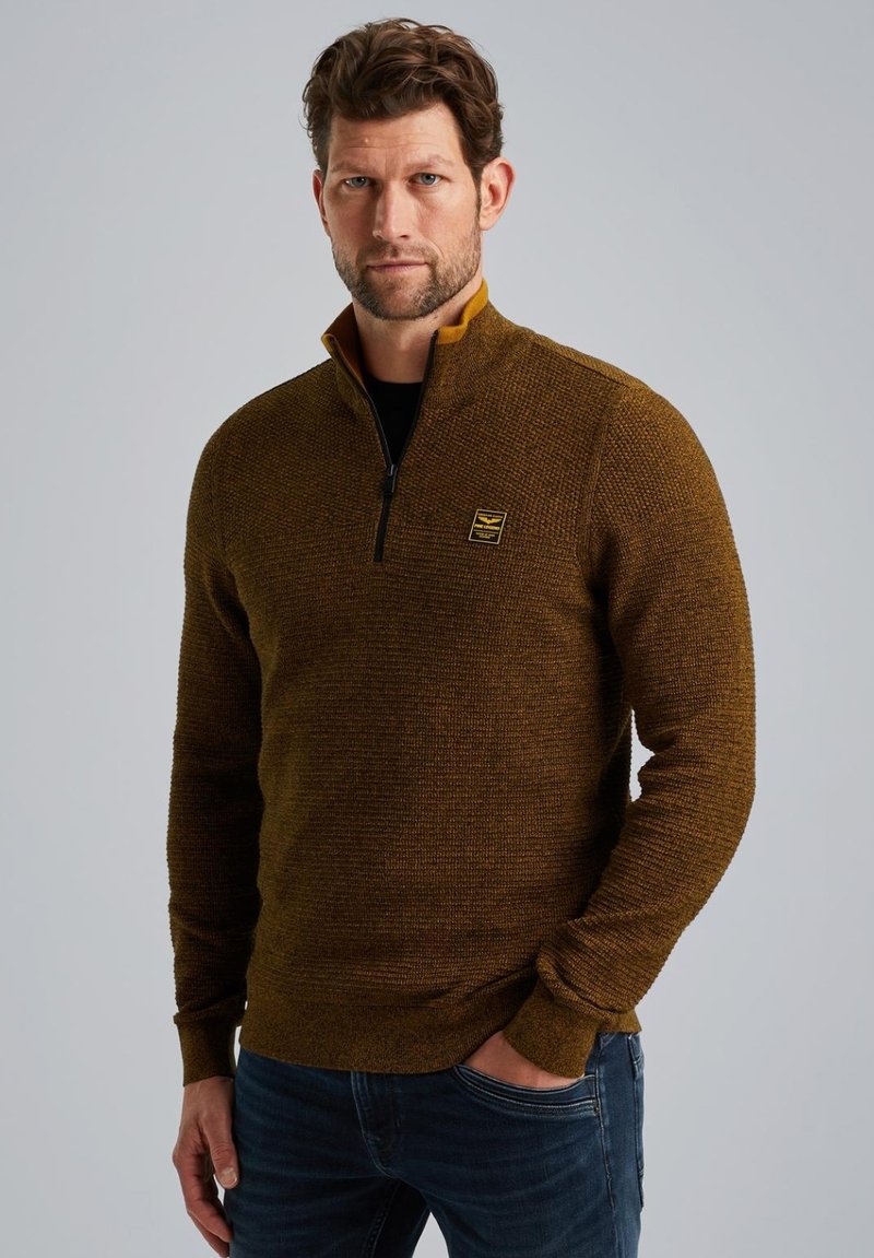 PME Legend PULLOVER - Strickpullover - buckthorne brown