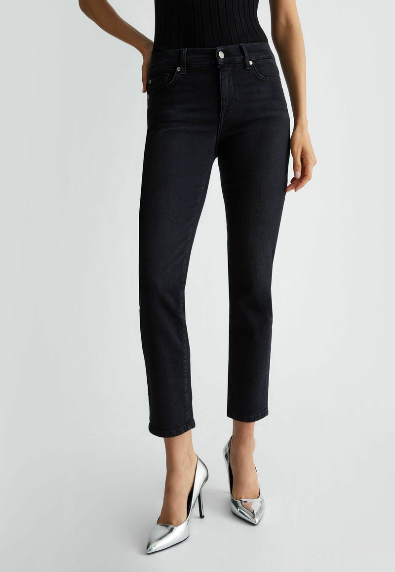 LIU JO STRETCH - Kavbojke slim fit - black