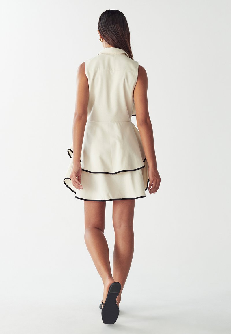 Robe longue évasée Dentelle de coton mélangé à motif Allover Butterfly