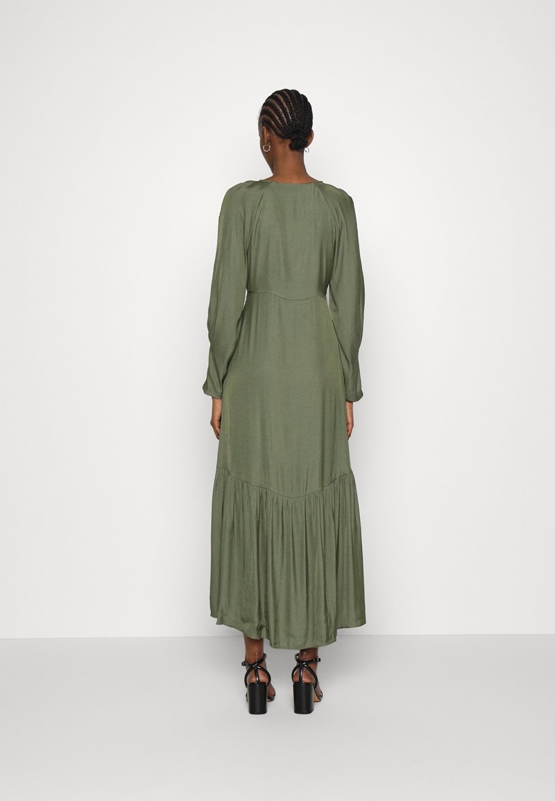 Banana Republic Maxi dress - green - (Pre-owned) - Zalando