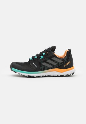TERREX AGRAVIC GTX - Laufschuh Trail - core black/grey four/hazy orange