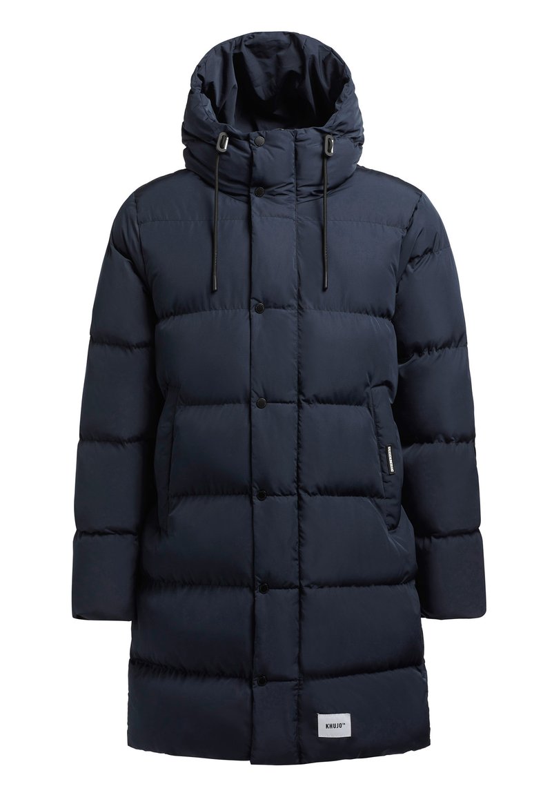 khujo Wintermantel donkerblauw