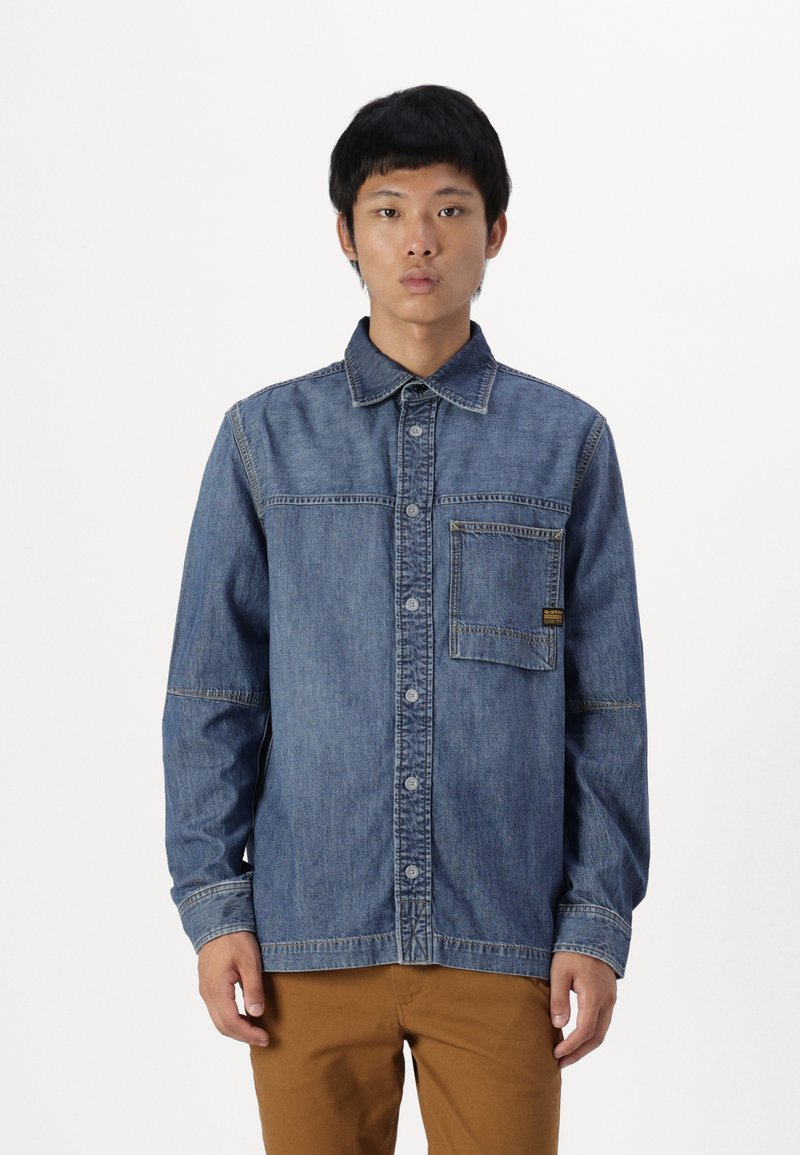 G-STAR POCKET REGULAR SHIRT  - Shirt - faded seasalt