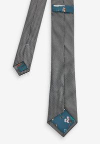 Next SIGNATURE TEXTURED - Cravate - charcoal grey texture