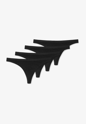 Schiesser 4-PACK SERIE - String - schwarz