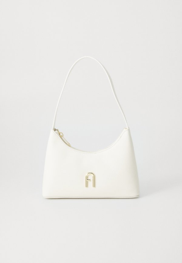 DIAMANTE MINI SHOULDER BAG - Handtasche - panna