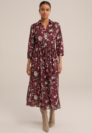 Shirt dress - red