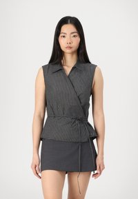 Weekday ABY WRAP - Blůza - black