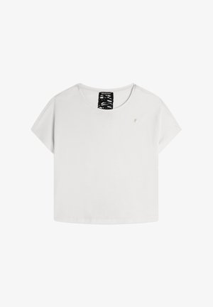 Freddy CON FANTASIA SUL RETRO - Camiseta estampada - white sand zebra animalier