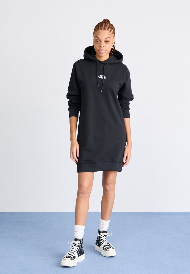 The North Face ZUMU HOODED DRESS - Day dress - black - Zalando.co.uk