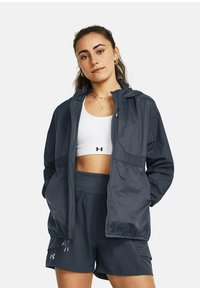 Under Armour - LAUNCH TRAIL - Běžecká bunda - downpour gray Miniatura obrázku 1
