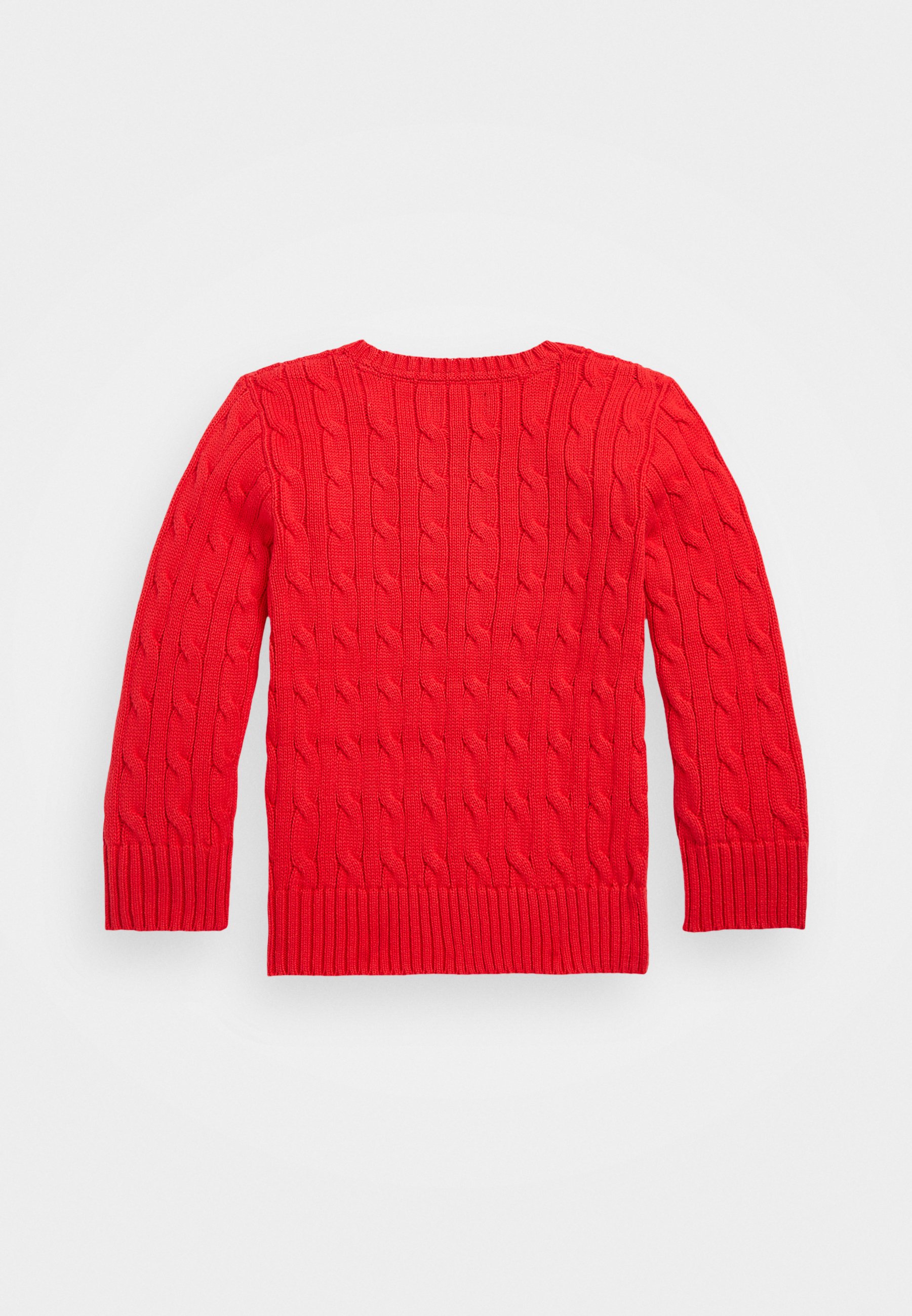 売れ筋商品|||ラルフローレン ニット&セーター レディース アウター CABLE KNIT COTTON CREWNECK SWEATER - Jumper - red ラルフローレン レディース ニット&セーター アウター CABLE
