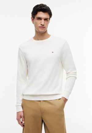 Tommy Hilfiger CREW NECK  - Striktrøje - ivory petal