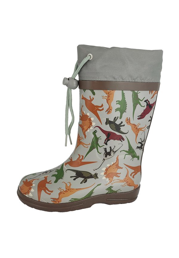 DINOLAND - Gummistiefel - grau