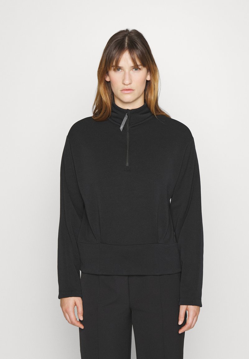 Athleta ALTITUDE POLARTEC HALF ZIP Sweatshirt black Zalando.ie
