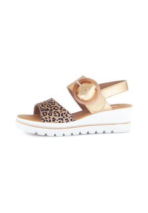 Gabor, Platform sandals - beige