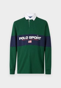 LONG SLEEVE RUGBY UNISEX - Polo shirt - new forest/cruise navy